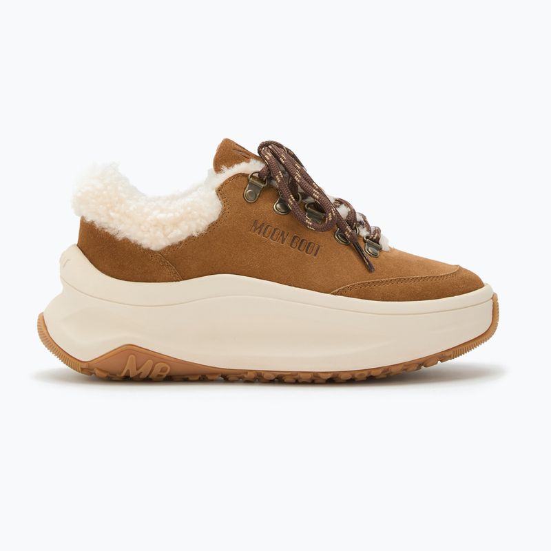 Donna Moon Boot Moon247 City Shearling stivali da neve cognac 8