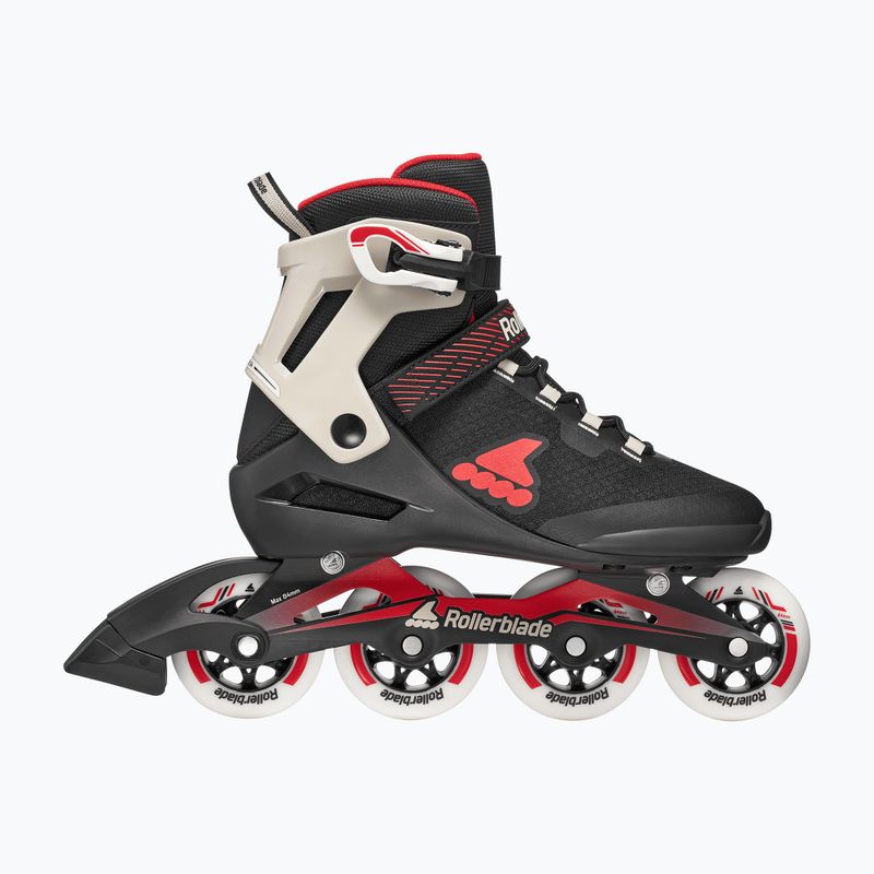 Pattini in linea da uomo Rollerblade Macroblade 84 black/sand/red 2