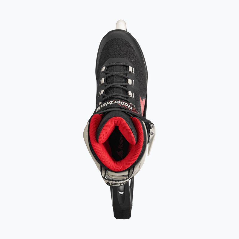 Pattini in linea da uomo Rollerblade Macroblade 84 black/sand/red 6