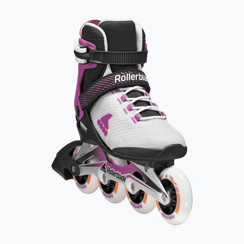 Pattini in linea da donna Rollerblade Macroblade 84 W light grey/violet/orange 5