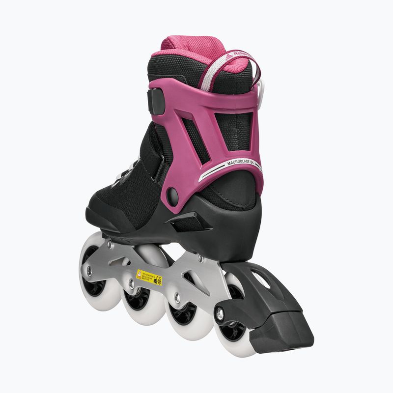 Pattini in linea da donna Rollerblade Macroblade 84 W black/burgundy/ocean green 6
