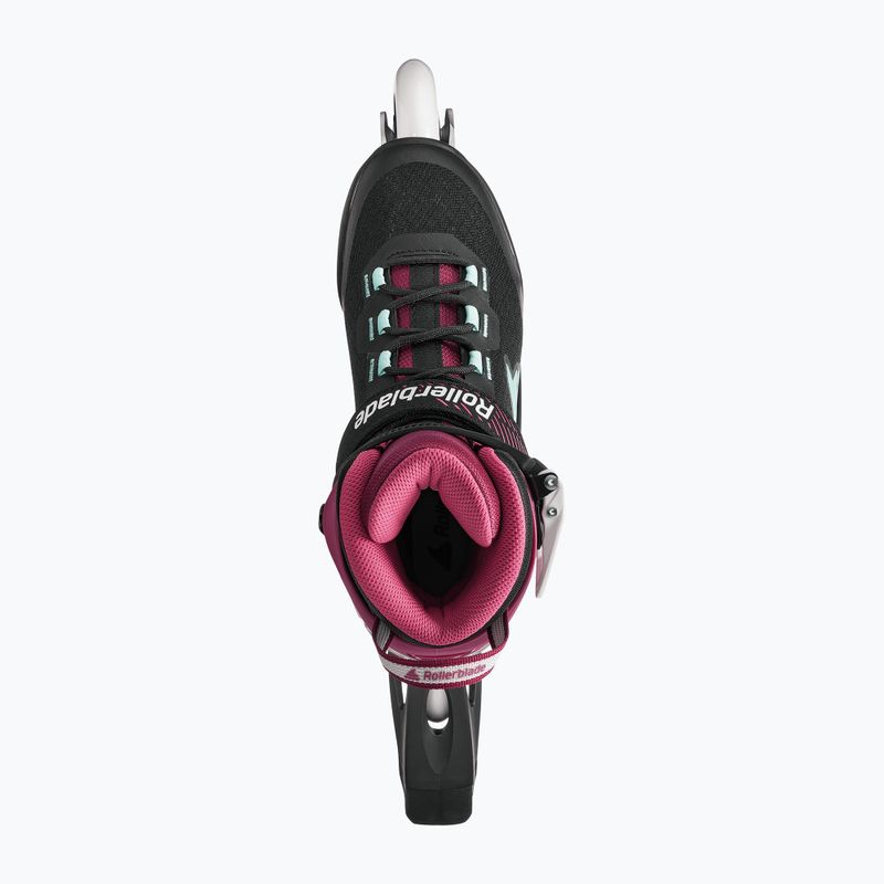 Pattini in linea da donna Rollerblade Macroblade 84 W black/burgundy/ocean green 7