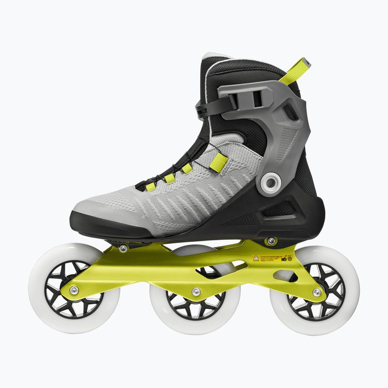 Pattini in linea da uomo Rollerblade Macroblade 110 Boa black/grey/lime 3