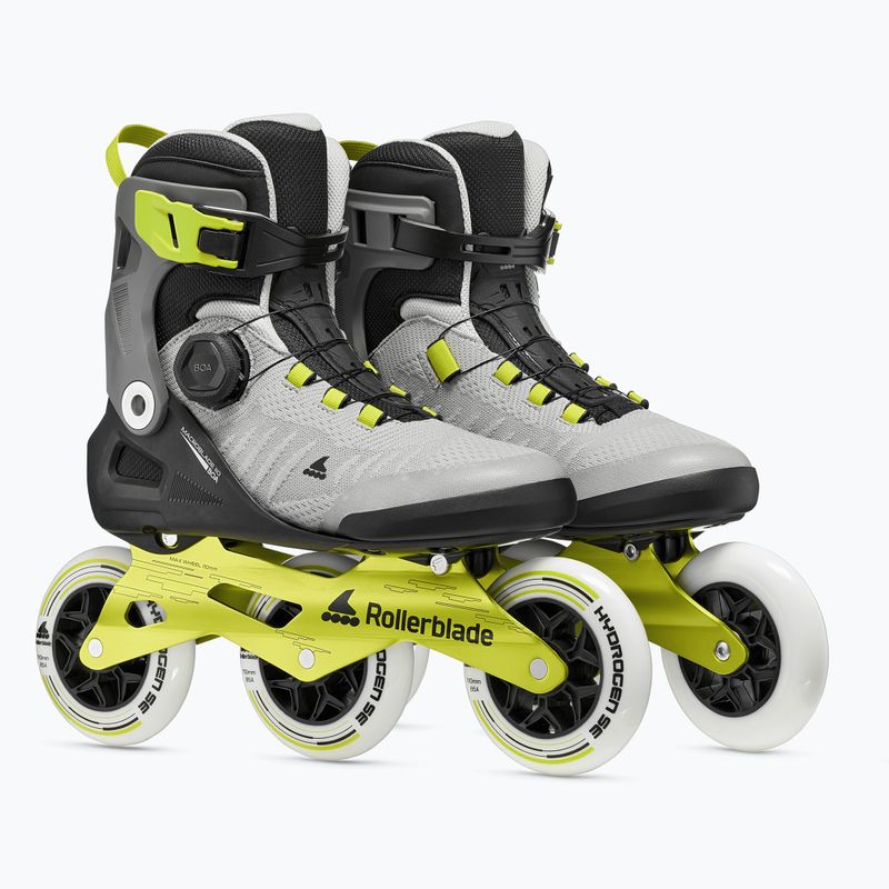 Pattini in linea da uomo Rollerblade Macroblade 110 Boa black/grey/lime 4