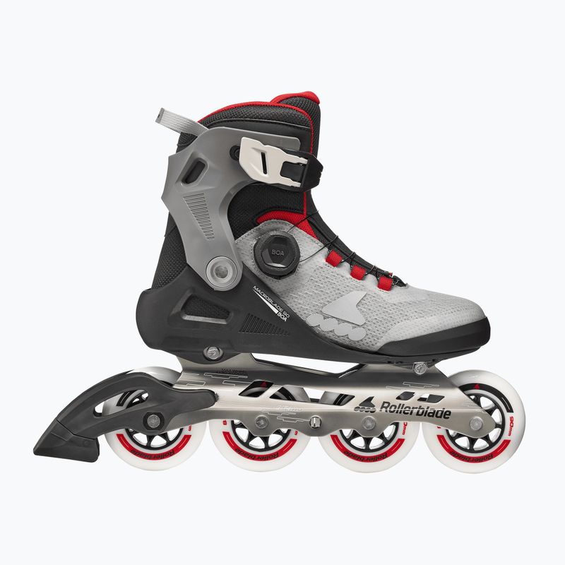 Pattini in linea da uomo Rollerblade Macroblade 90 Boa black/grey/red 2