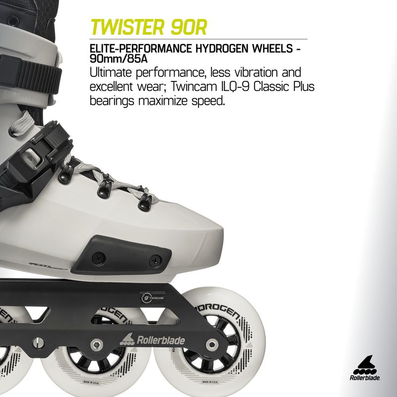 Pattini Rollerblade Twister 90R white smoke/black 8