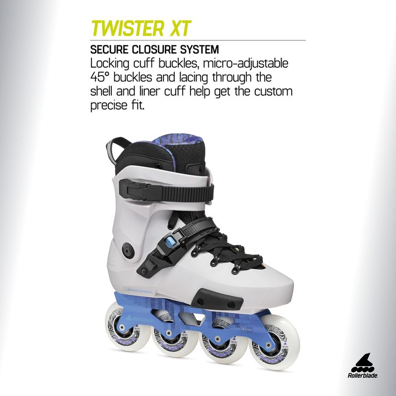 Pattini Rollerblade Twister Xt grey pearl/periwinkle 8