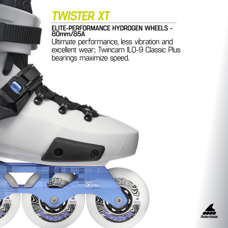 Pattini Rollerblade Twister Xt grey pearl/periwinkle 9