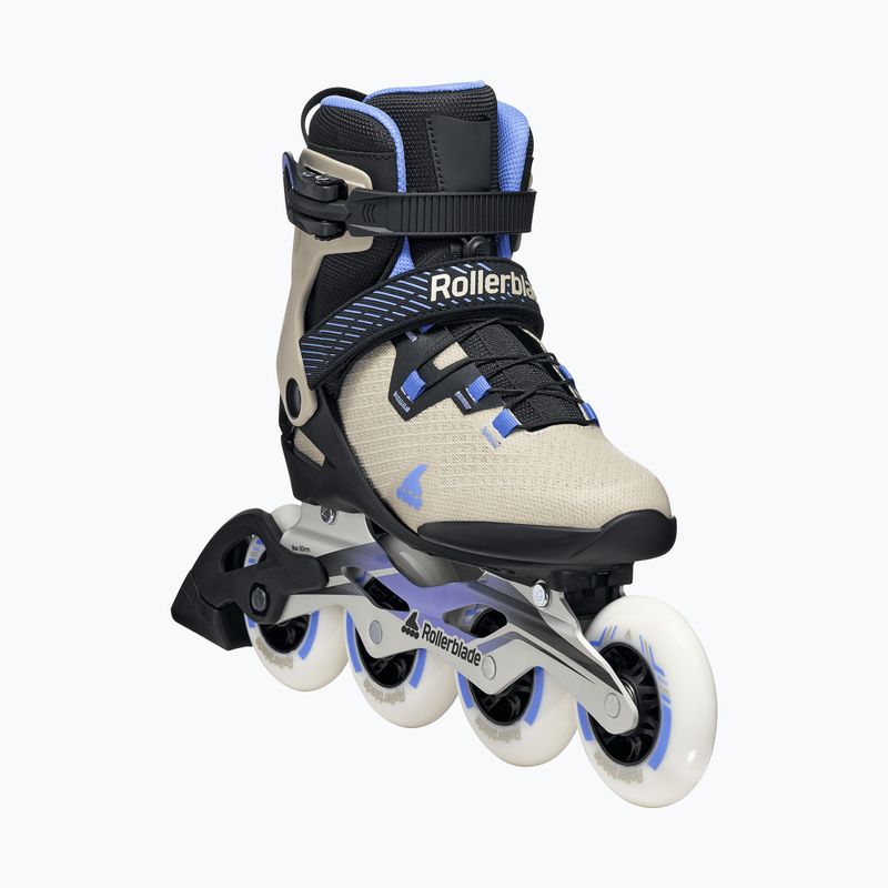Pattini in linea da donna Rollerblade Macroblade 90 W black/sand/cornflower 4
