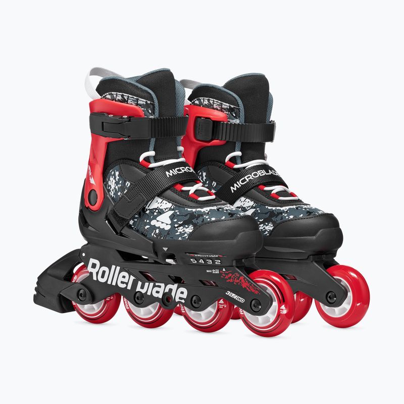 Pattini per bambini Rollerblade Microblade SL Jr black/red 4