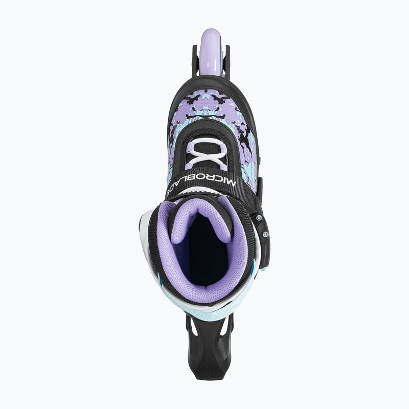 Pattini per bambini Rollerblade Microblade SL Jr black/lavender/light blue 7