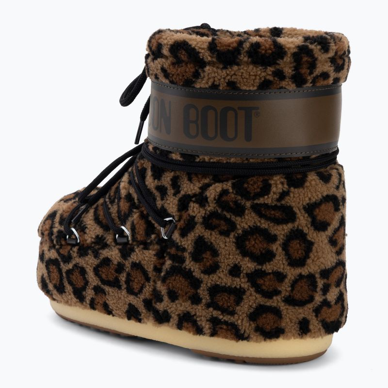 Doposci da donna Moon Boot Icon Low Fleece Leopard cognac/cocoa 3