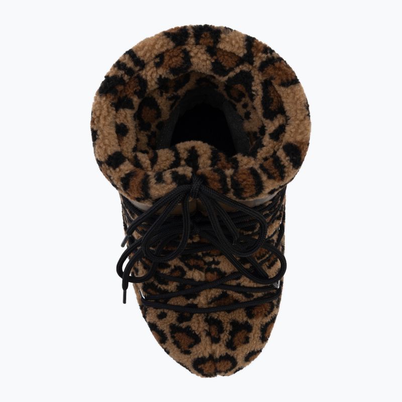 Doposci da donna Moon Boot Icon Low Fleece Leopard cognac/cocoa 5
