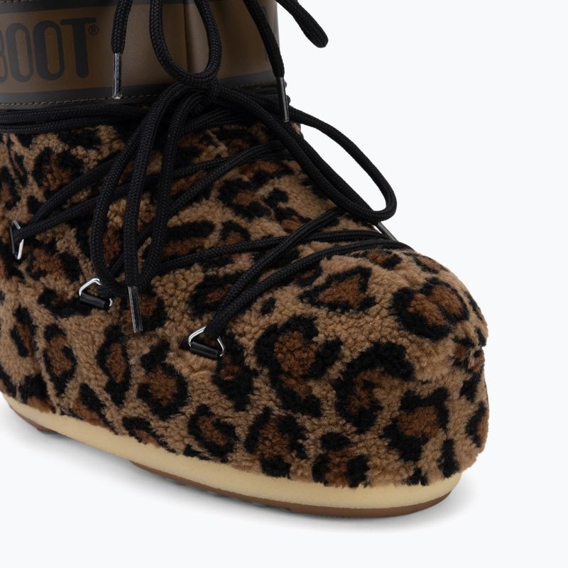 Doposci da donna Moon Boot Icon Low Fleece Leopard cognac/cocoa 7