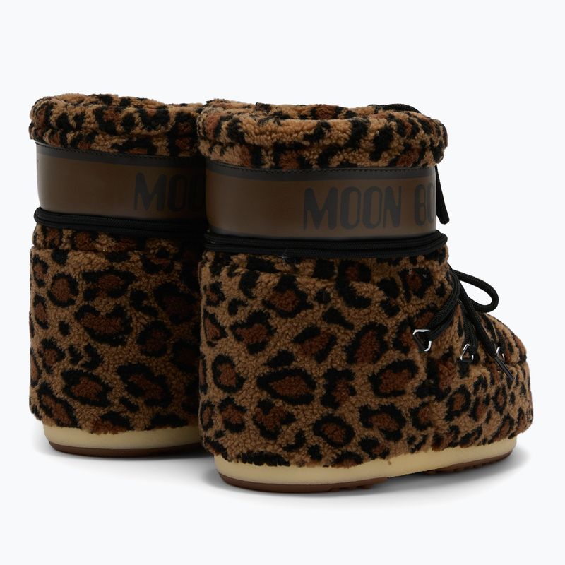 Doposci da donna Moon Boot Icon Low Fleece Leopard cognac/cocoa 2
