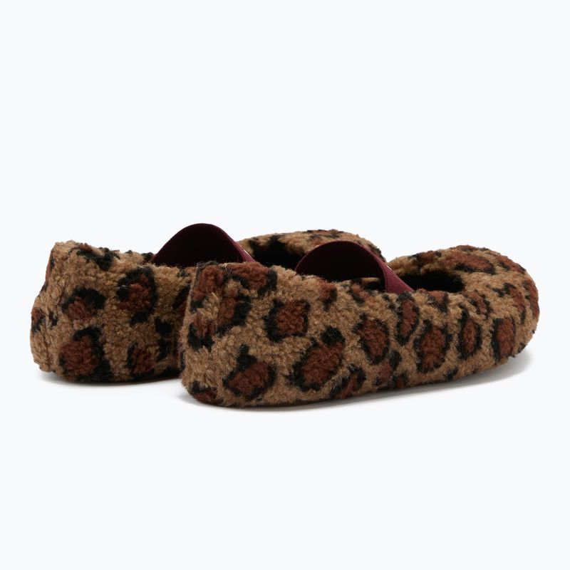 Pantofole da donna Moon Boot Fleece Ballerina Leopard cognac/cocoa 2