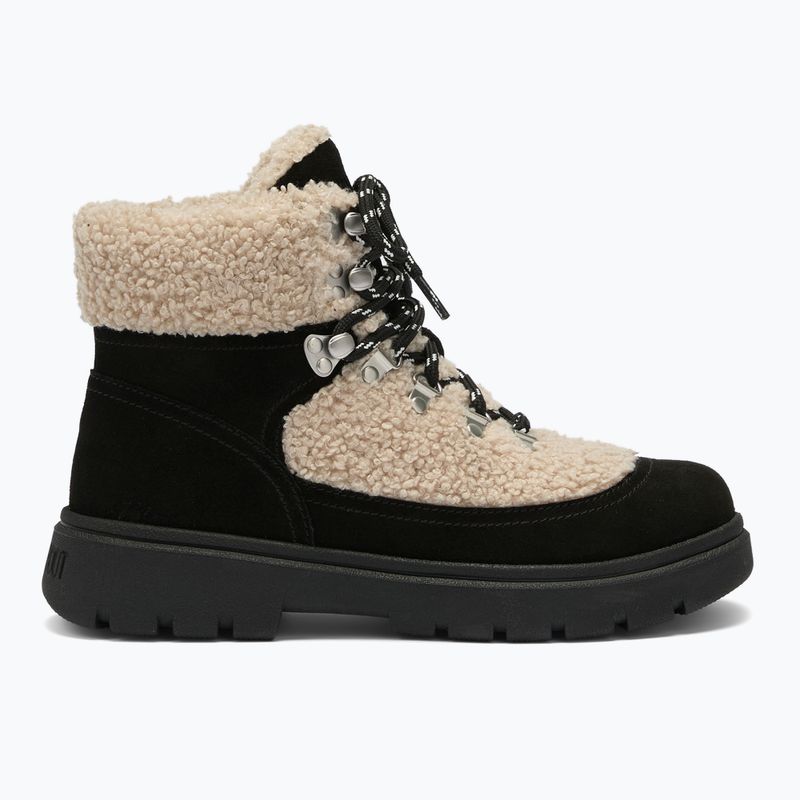 Doposci da donna Moon Boot Combat Boot Fleece black/off white