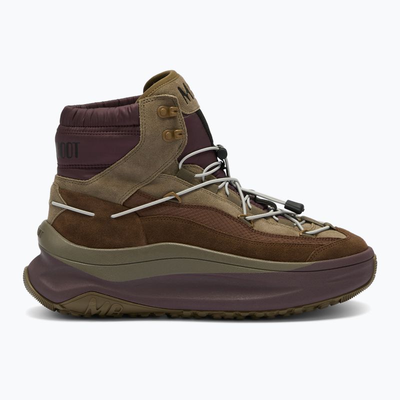 Scarpe da donna Moon Boot Moon247 Xlace Mid cargo green/berry brown