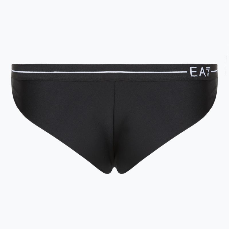 Costume da bagno due pezzi donna EA7 Emporio Armani Logo Tape Bikini Triangle nero 7