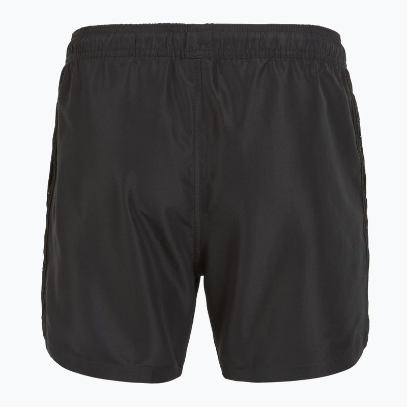 Pantaloncini da bagno EA7 Emporio Armani Gold Label da uomo nero 2