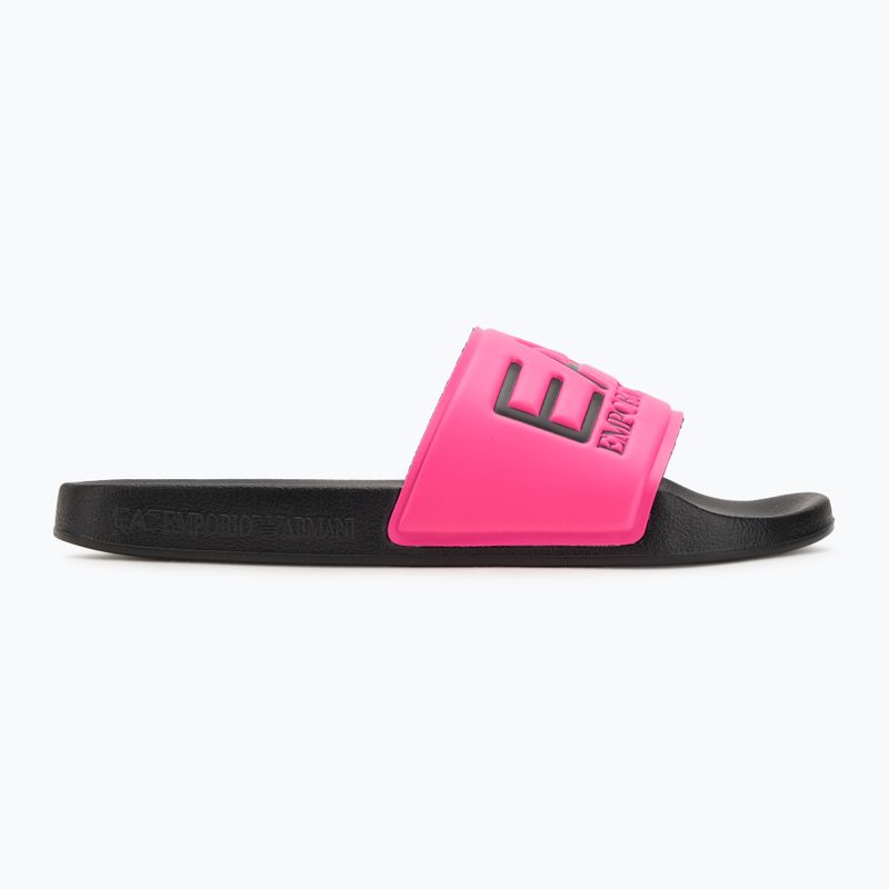 EA7 Emporio Armani Sport acquatici Visibilità infradito rosa fluo / nero 2
