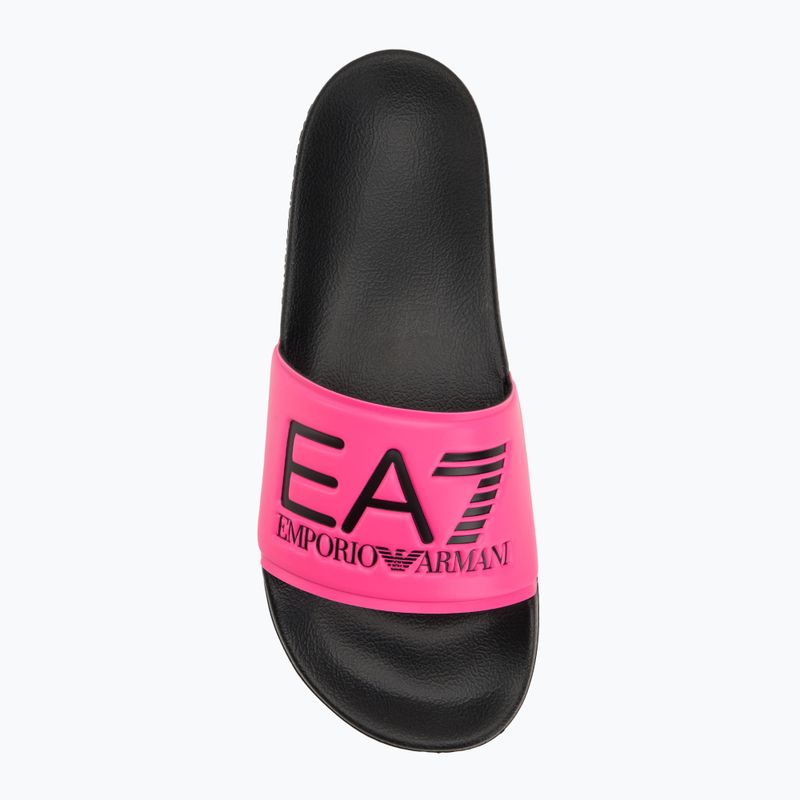 EA7 Emporio Armani Sport acquatici Visibilità infradito rosa fluo / nero 5