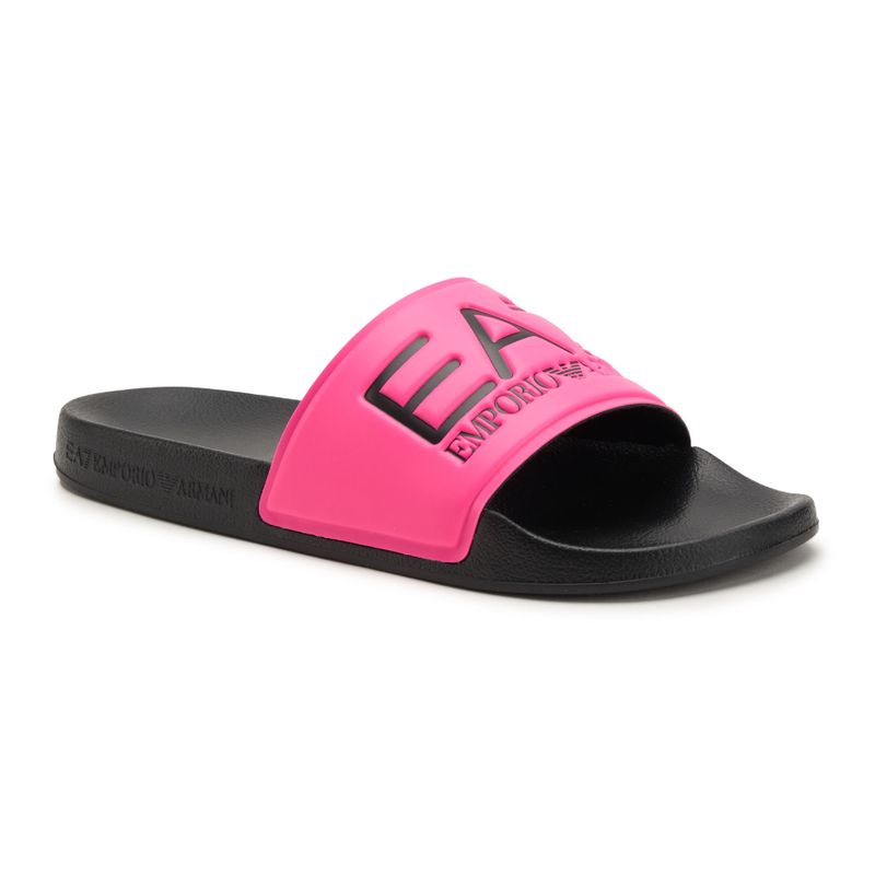 EA7 Emporio Armani Sport acquatici Visibilità infradito rosa fluo / nero 8