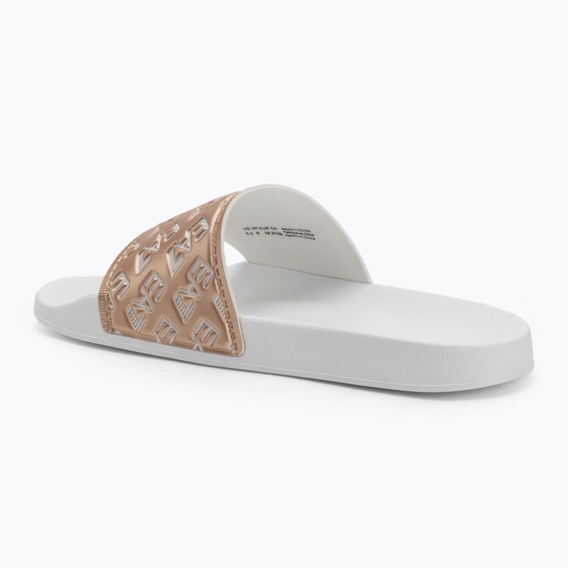 EA7 Emporio Armani Water Sports All Over bianco / oro rosa infradito 3