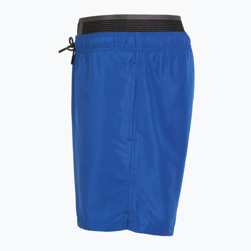 Pantaloncini da bagno da uomo EA7 Emporio Armani Logo Tape Boxer mare turchese 3