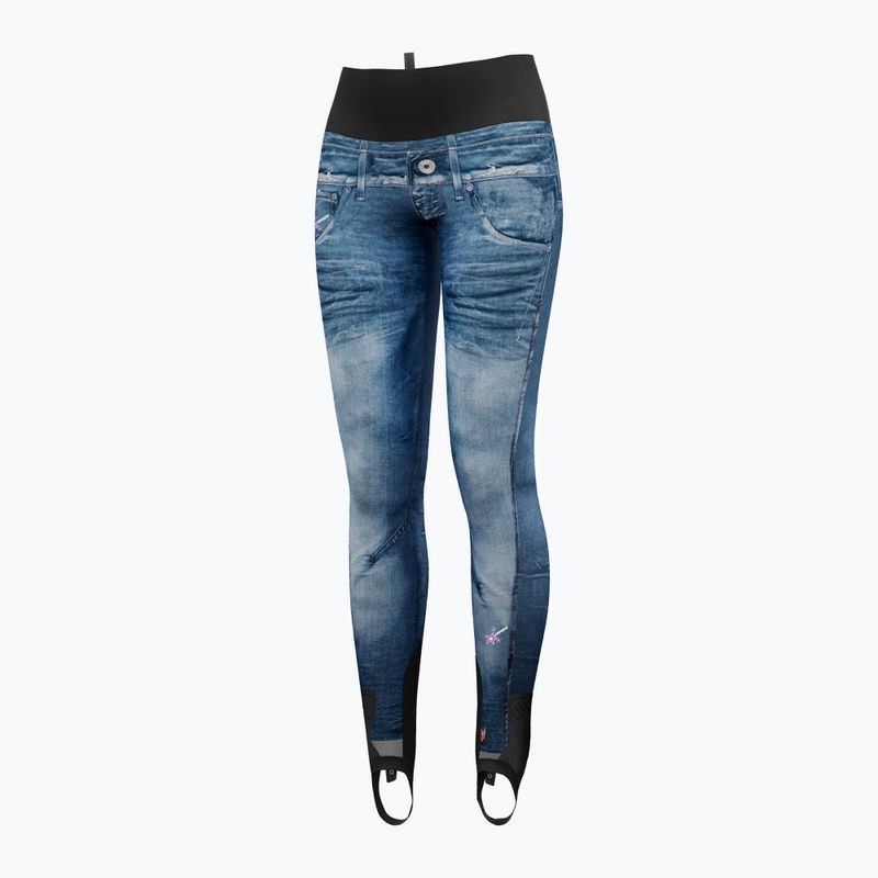 Pantaloni donna Crazy Falls Jeans leggeri con stampa