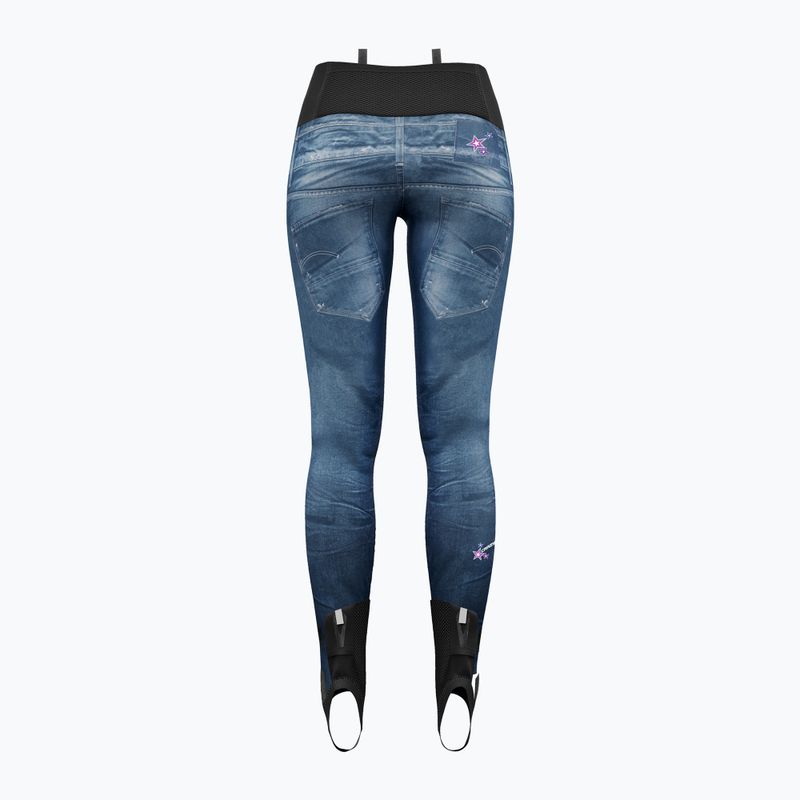 Pantaloni donna Crazy Falls Jeans leggeri con stampa 2