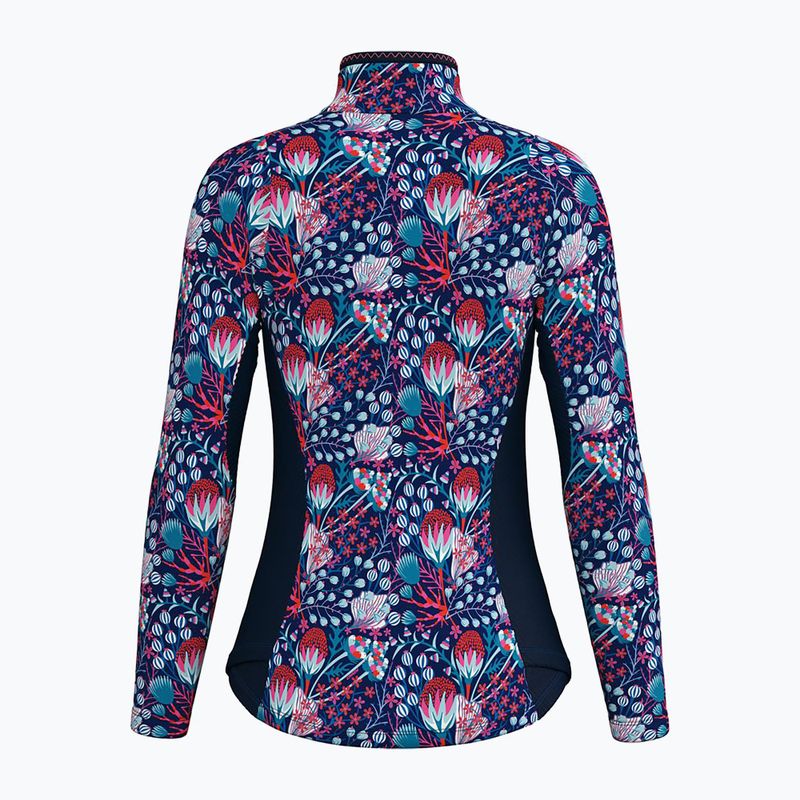 Felpa trekking donna Crazy Wonder Magic print lella blu 2