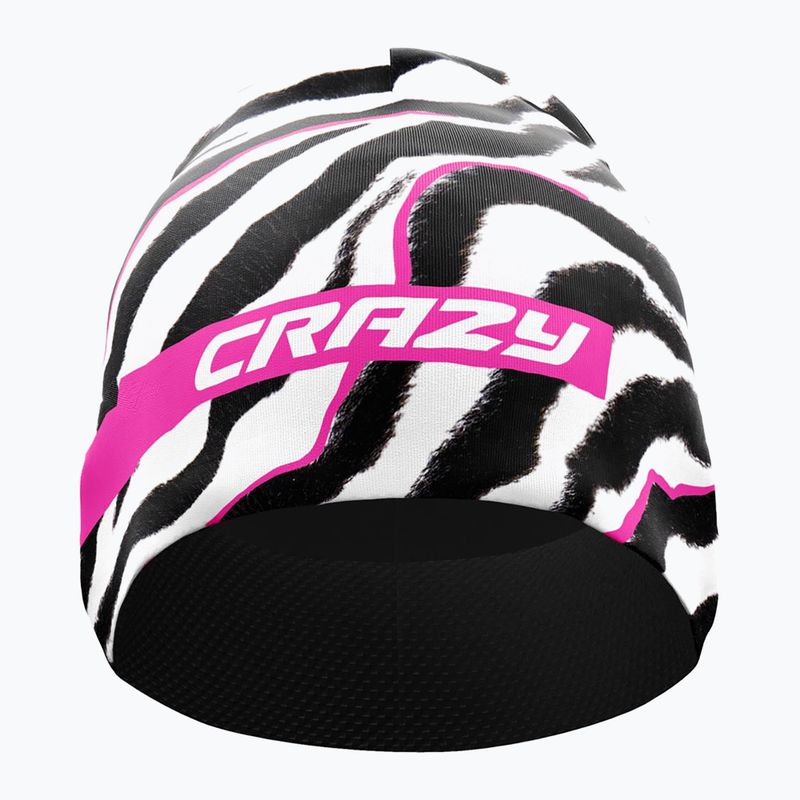 Cappellino da corsa da donna Crazy Spire nero/zebra