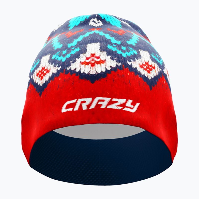 Berretto da corsa da donna Crazy Spire norway rosso lana