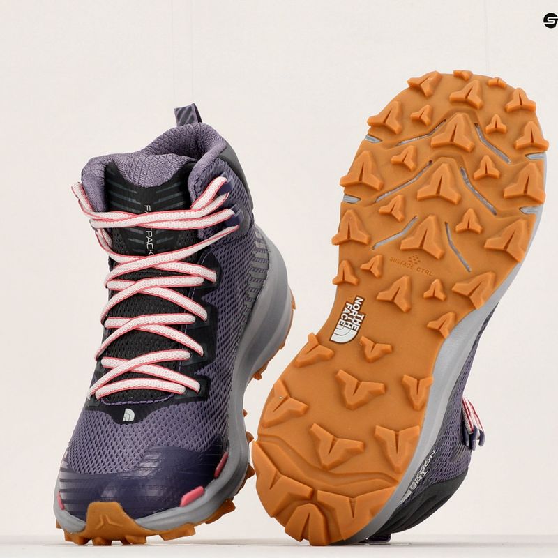 Scarpe da trekking da donna The North Face Vectiv Fastpack Mid Futurelight ardesia lunare/grigio asfalto 17