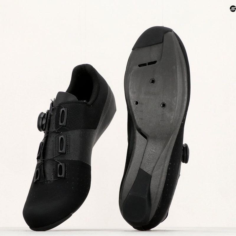 Scarpe da strada da uomo Fizik Tempo Overcurve R4 nero/nero 14