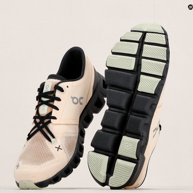 Scarpe da corsa da donna On Running Cloud X 3 fawn/magnet 15