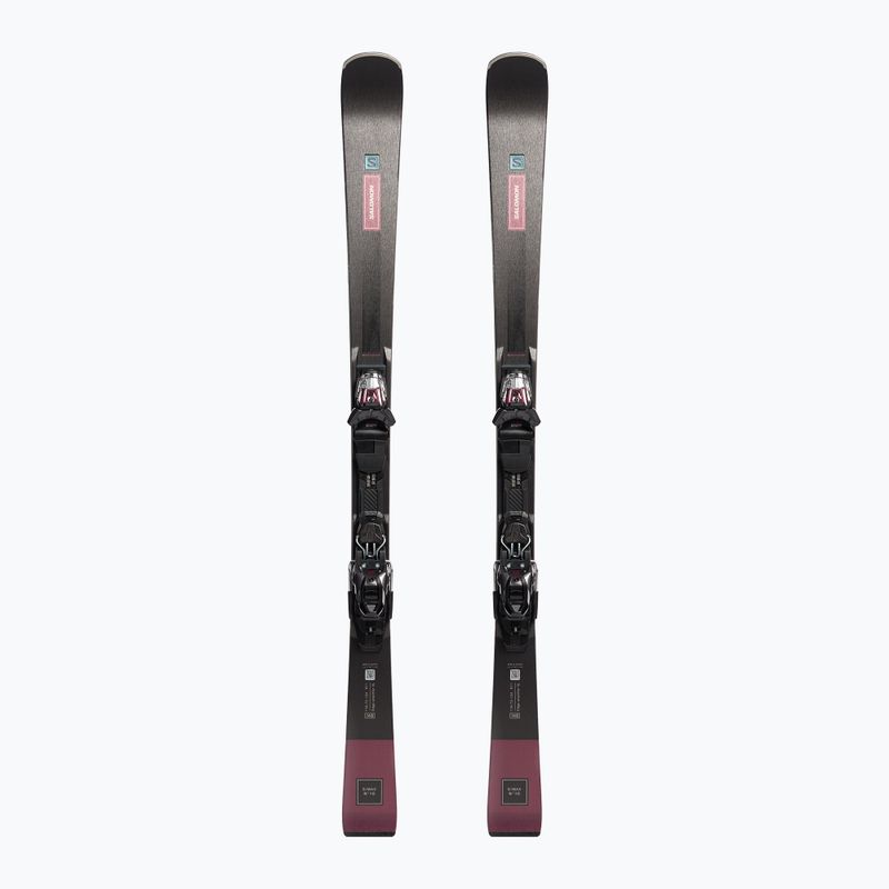 Sci da discesa da donna Salomon S/Max 10W + attacchi M11 nero