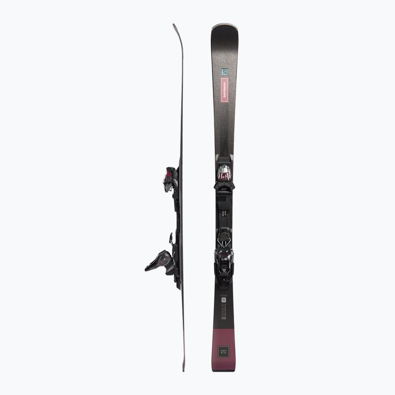 Sci da discesa da donna Salomon S/Max 10W + attacchi M11 nero 2