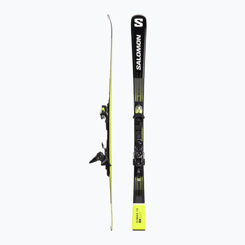 Sci da discesa Salomon S/Max 10 + attacchi M11 GW nero/giallo 2
