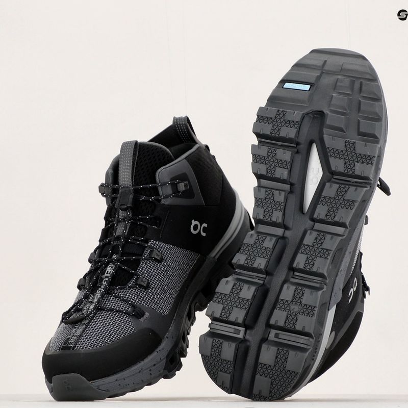 Scarpe da trekking da uomo On Running Cloudtrax nero/roccia 12