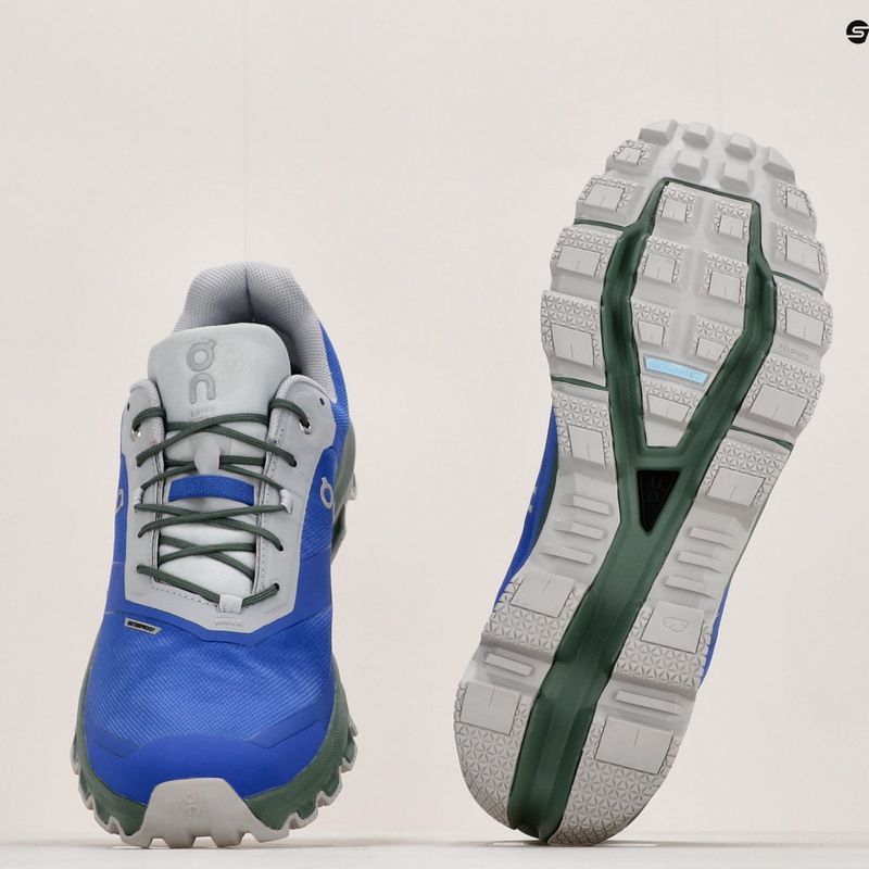 Uomo On Running Cloudventure Scarpe da corsa impermeabili cobalto / edera 12
