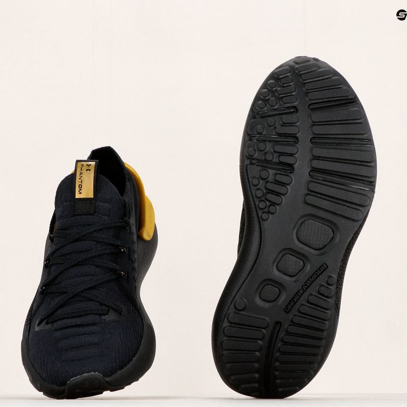 Under Armour scarpe da corsa donna Hovr Phantom 3 Mtlc nero/nero/oro metallico 14