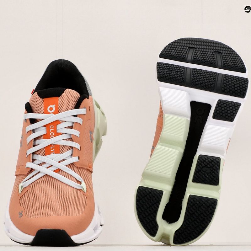 Scarpe da corsa On Running Cloudflyer 4 peach/aloe da donna 13