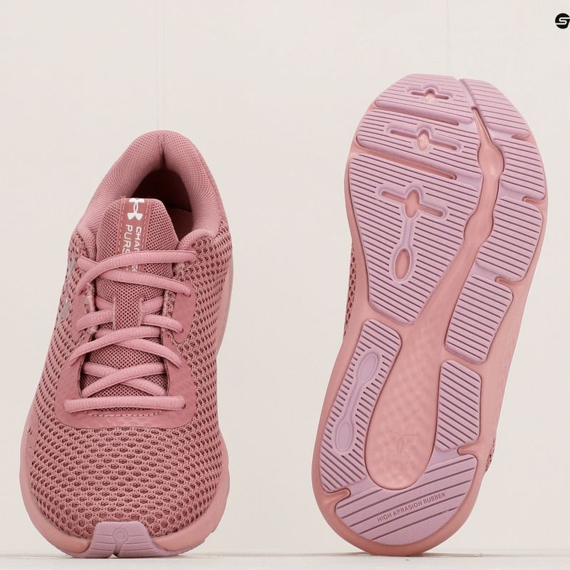 Scarpe da corsa Under Armour donna W Charged Pursuit 3 elisir rosa/elisir rosa/elisir rosa 15
