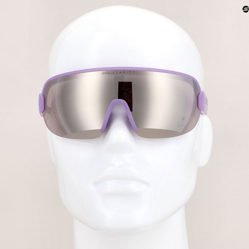 Occhiali da sole POC Aim purple quartz translucent/clarity road silver 6