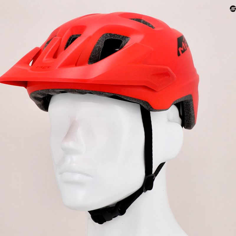 Casco da bicicletta MET Echo rosso 3HM118CE00MRO1 11