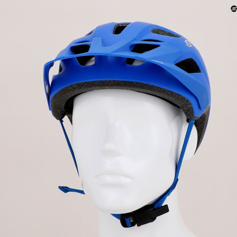 Casco da bici Giro Fixture con finiture opache blu 9