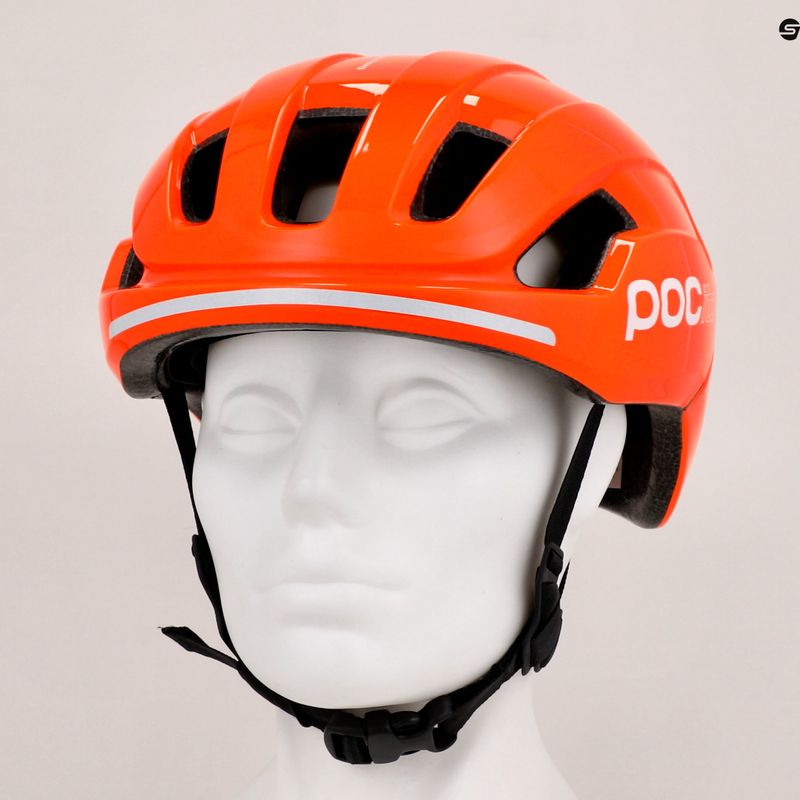 Casco da bici per bambini POC POCito Omne MIPS arancione fluorescente 9