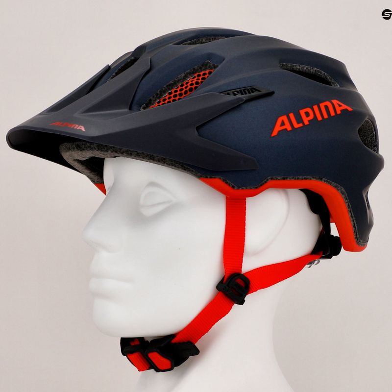 Casco da bici per bambini Alpina Carapax indigo matte 9